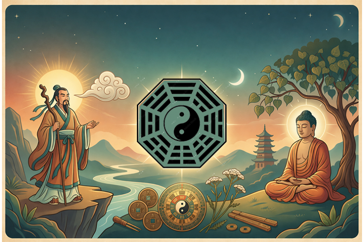 術數同源：從《易經占卜》釐清道教、佛教與算命的底層邏輯