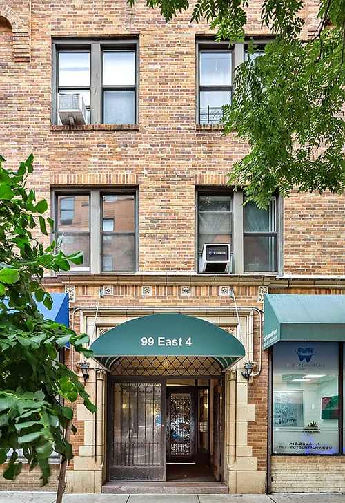 Apartment Building Exterior Showing Narrow Ming Tang