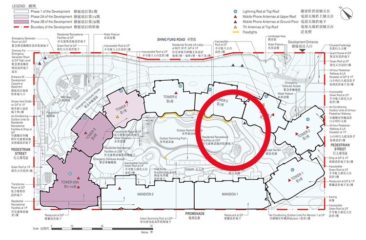 天璽．海啟德海景風水平面圖