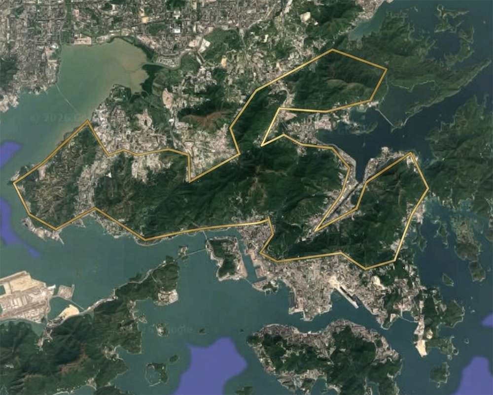 新界龍蝦地貌風水走向