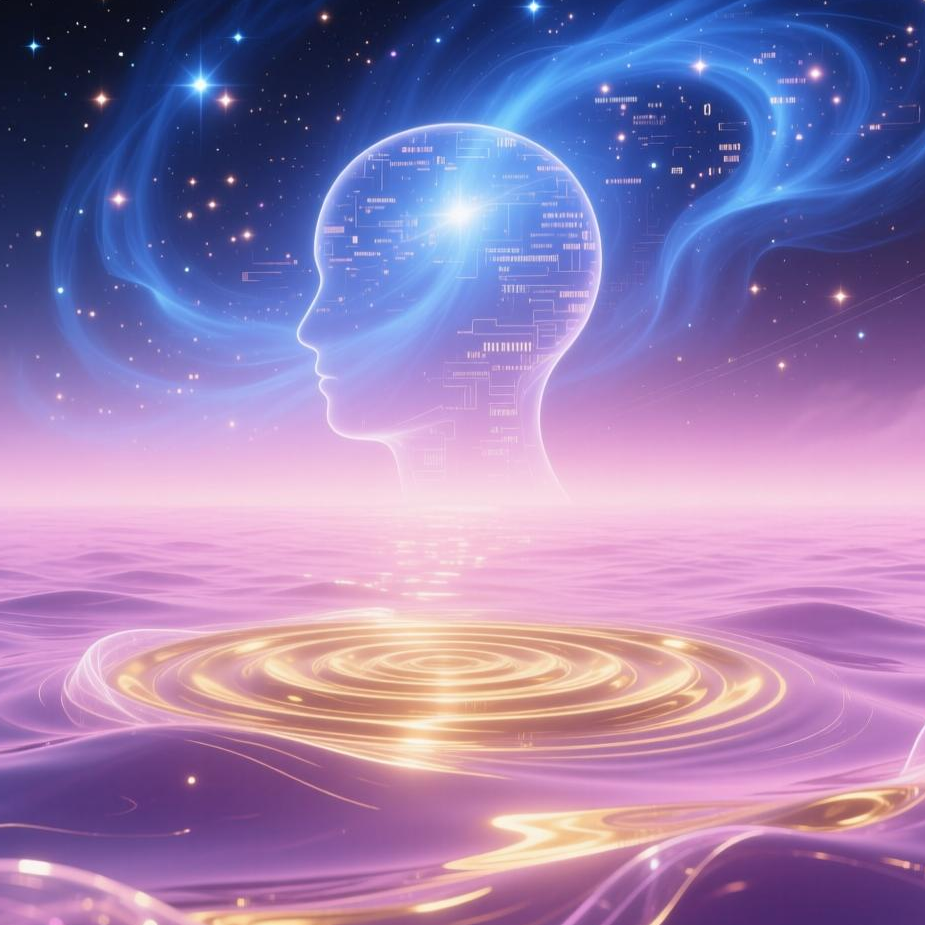 Cosmic Information Field Diagram: Infinite Ripples of the Consciousness Ocean